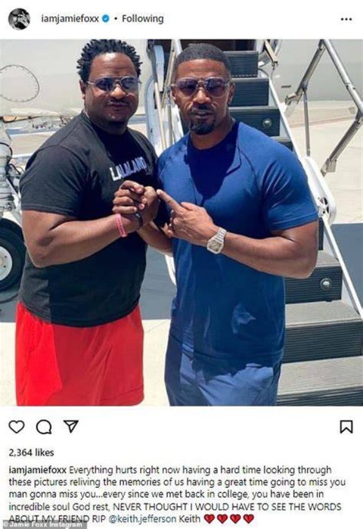 Who is Jamie Foxx personal assistant?