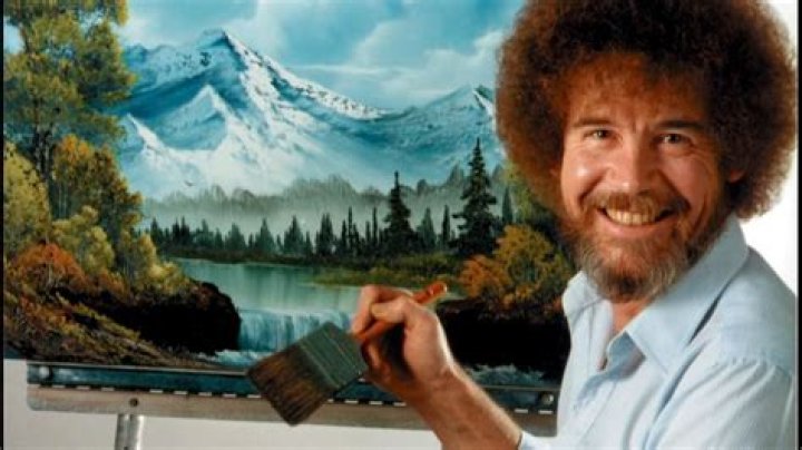 Who is the famous painter with the Afro?