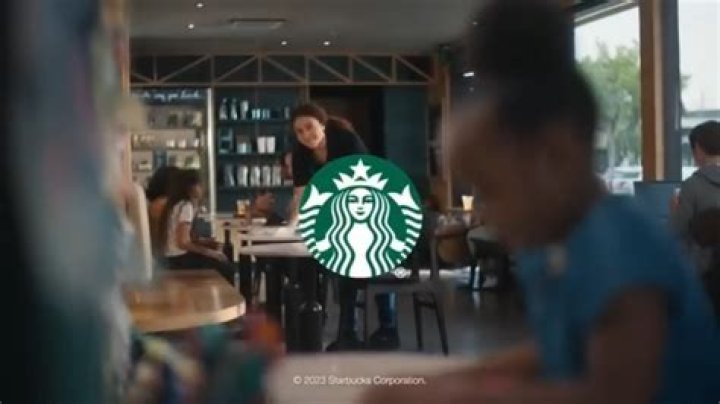 Who is the girl in the latest Starbucks commercial?