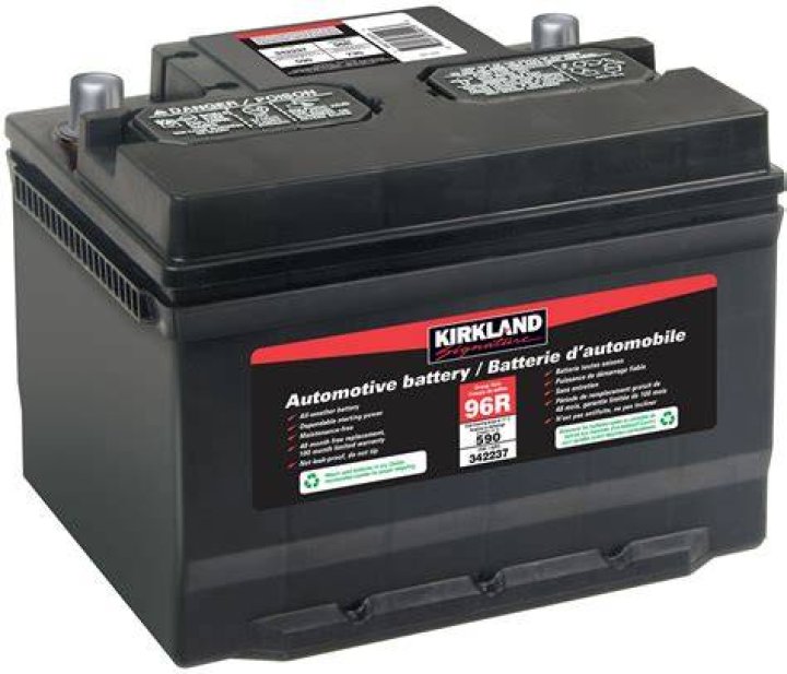 Who makes Kirkland auto batteries for Costco?
