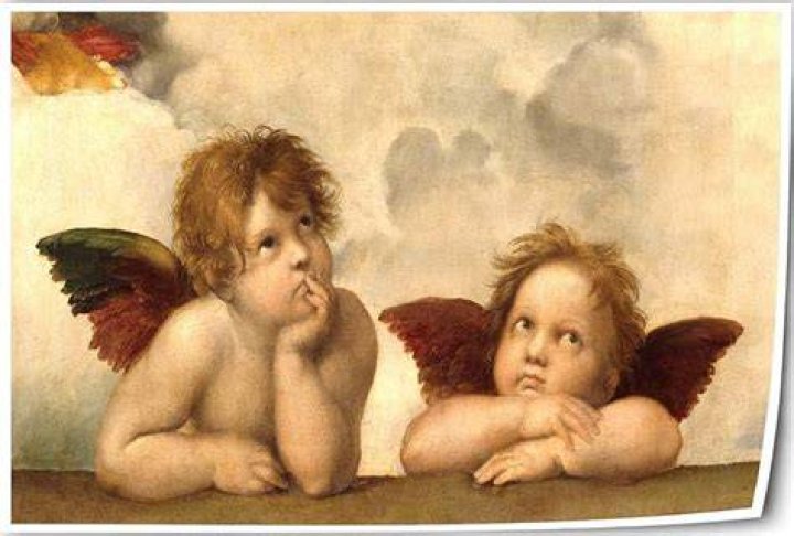 Who painted the famous cherubs?