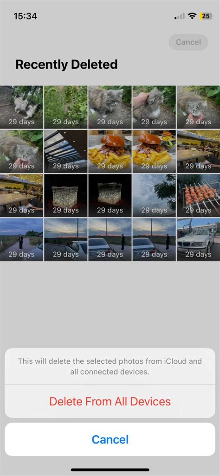 Why can’t I delete photos from my photo stream?