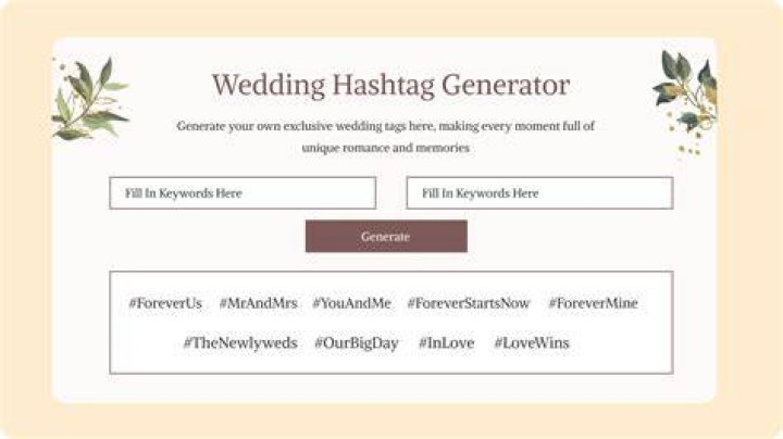 Why do I need a wedding hashtag?