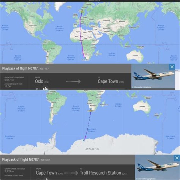 Why do planes fly over the North Pole?