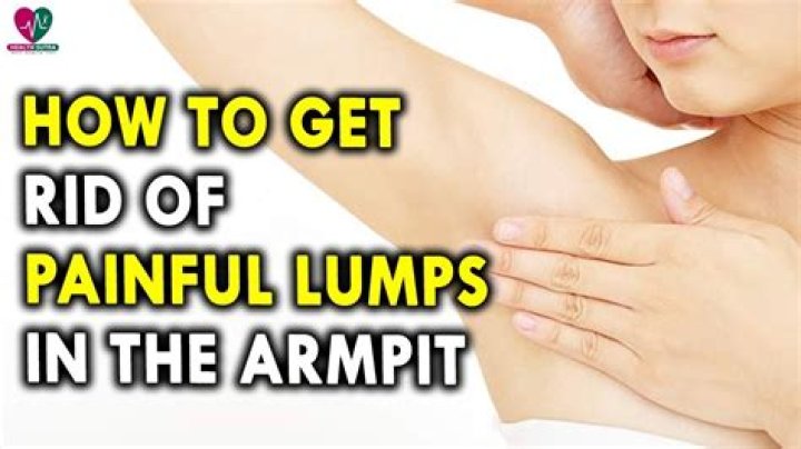 Why does under my armpit hurt?