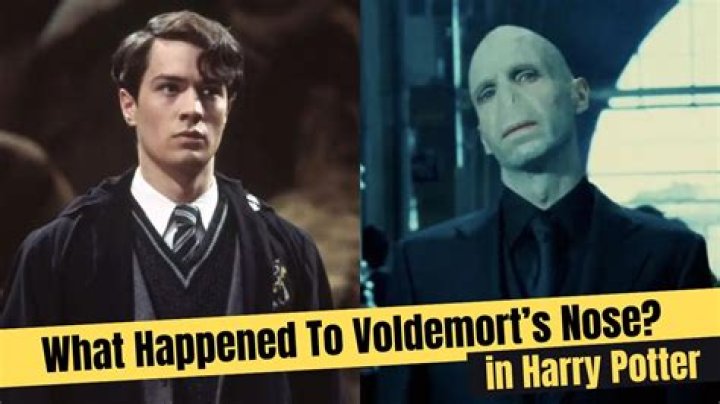Why does Voldemort not have a nose on the first movie?