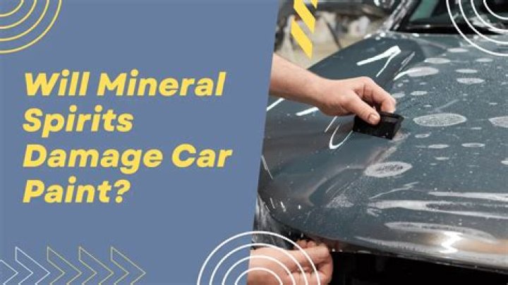 Will mineral spirits damage a lacquer finish?